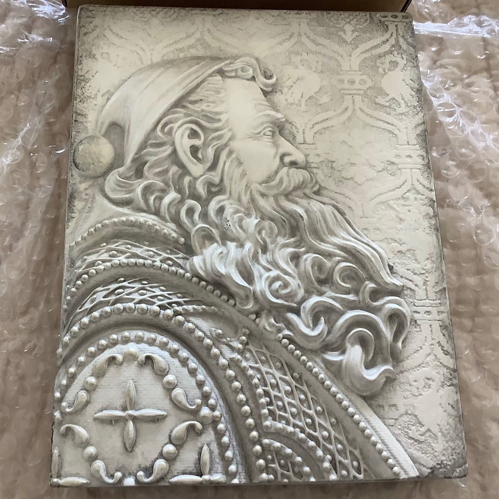 Sid Dickens Memory Block T 611 Santa Claus Signed Holiday Wall Tile Decor New